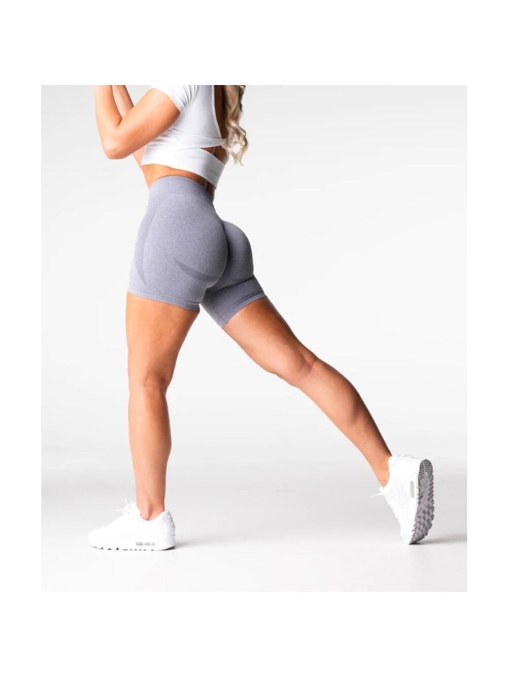 NVGTN Contour Seamless Shorts Women's Small Gray